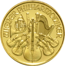 2017 1/10oz Austrian Gold Philharmonic Coin