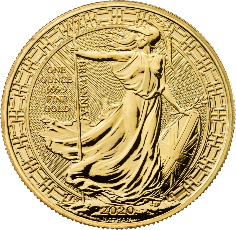 2020 Gold Britannia Coin 1oz Oriental Border Coin