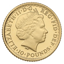 2007 Proof 1/10oz Gold Britannia Coin Boxed