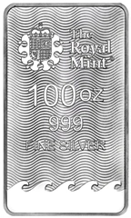 100oz Silver Bar Grade B