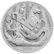 2024 St George & the Dragon 1oz Silver Coin