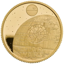 2024 1/4oz Star Wars Death Star Proof Gold Coin Boxed