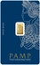 1g Gold Bar PAMP Lady Fortuna Minted