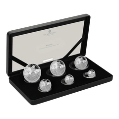 2026 Britannia Premium Six-Coin Silver Proof Set Boxed (1oz, 1/2oz, 1/4oz, 1/10oz, 1/20oz, 1/40oz)