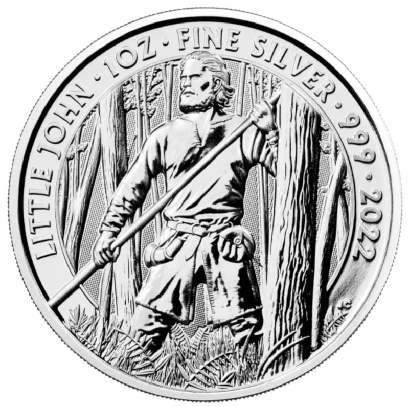 2022 Little John Silver Coin Myths & Legends 1oz