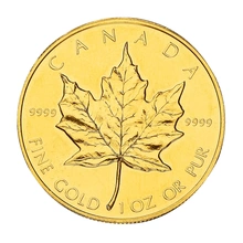 1987 Canadian Maple Leaf Gold Coin 1oz