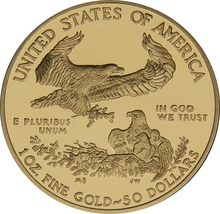 2017 Proof American Eagle Gold Coin 1oz Boxed