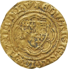 Quarter Noble Gold Coin Edward III Good Fine