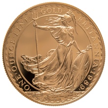 1989 Proof Gold Britannia Coin 1oz Boxed