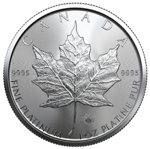 2022 1oz Canadian Maple Leaf Platinum Coin