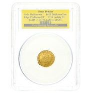 1615 James I Hammered Gold Half Crown