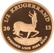 2013 Proof 1/2oz Krugerrand Gold Coin