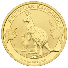 2020 1oz Australian Kangaroo Gold Nugget Coin PCGS MS70