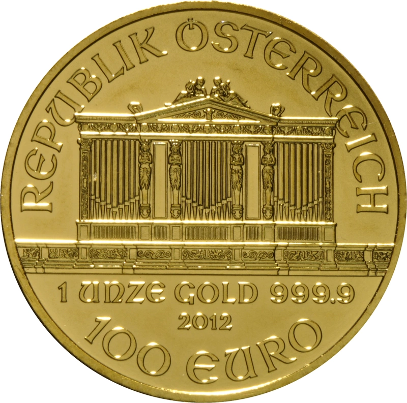 2012 Austrian Gold Philharmonic Coin 1oz