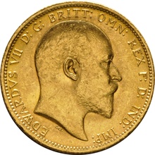 1905 Gold Sovereign Coin Edward VII Sydney