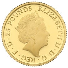 2017 1/4oz Proof Unicorn of Scotland Gold Coin Queen's Beasts Boxed