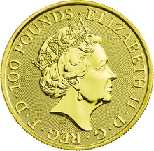 2019 1oz Falcon of the Plantagenets Gold Coin Queen's Beasts PCGS MS69