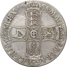 1688 Silver Crown Coin James II Fine