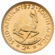 1972 R2 Gold Coin 2 Rand South Africa