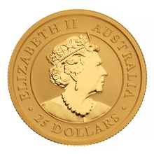 2021 1/4oz Australian Kangaroo Gold Nugget Coin