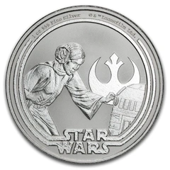 2025 1oz Silver Star Wars Princess Leia Silver Coin