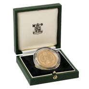 1991 Proof £5 Gold Crown Coin Falkland Islands Charles Diana 10th Wedding Anniversary Boxed