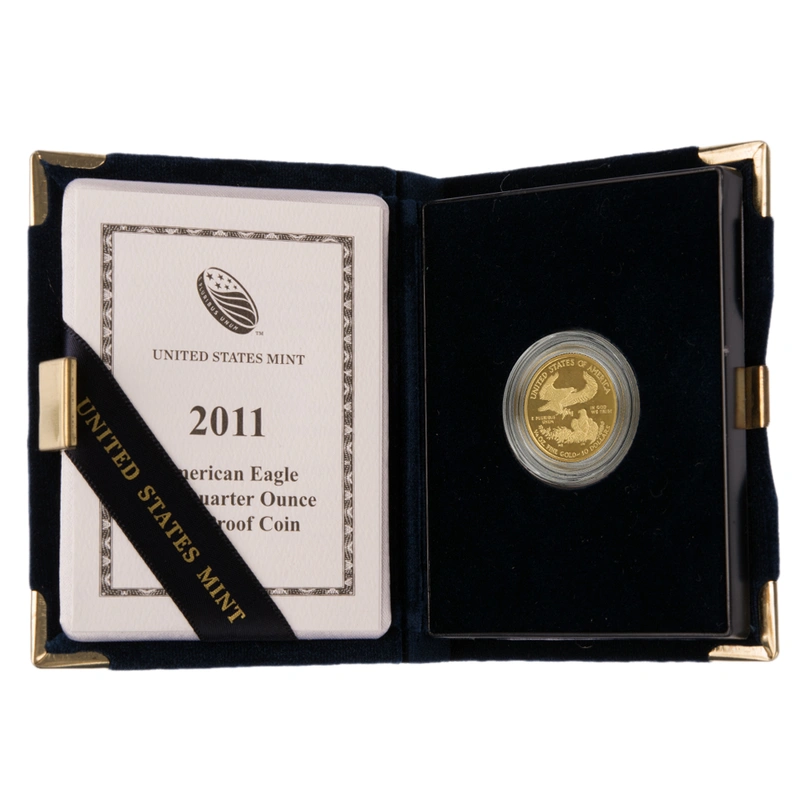 2011 Proof 1/4oz American Eagle Gold Coin Boxed