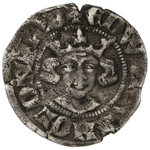 1307-1327 Edward II Silver Penny Hammered Bury St Edmunds