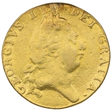 1787 Gold Half Guinea Coin George III