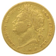 1824 Gold Sovereign