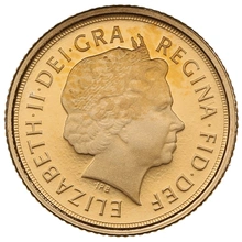 2010 Proof Gold Quarter Sovereign