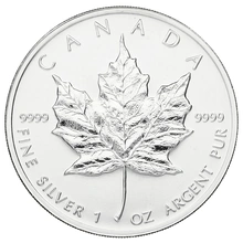 1999 Canadian Silver Maple Leaf Coin 1oz