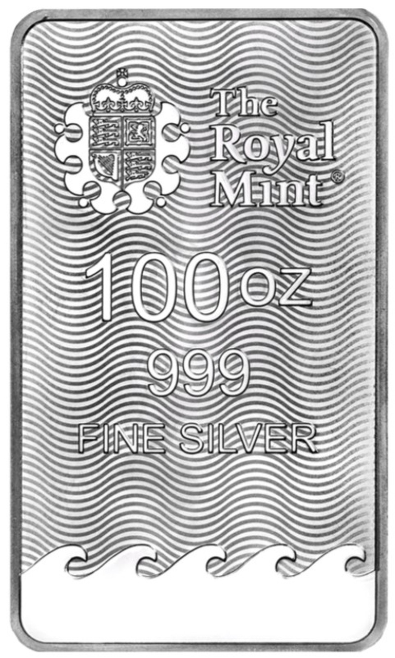 100oz Silver Bar Grade B