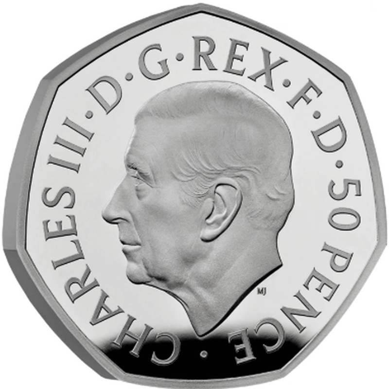 2022 Her Majesty Queen Elizabeth II Memorial Fifty Pence Proof Platinum Coin Boxed