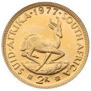 1977 2R 2 Rand coin South Africa
