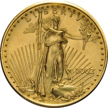 2002 1/2oz American Eagle Gold Coin