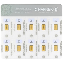 10 x 1g Gold Bar C. Hafner SmartPack Minted