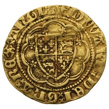 Quarter Noble Gold Coin Edward III Very Fine