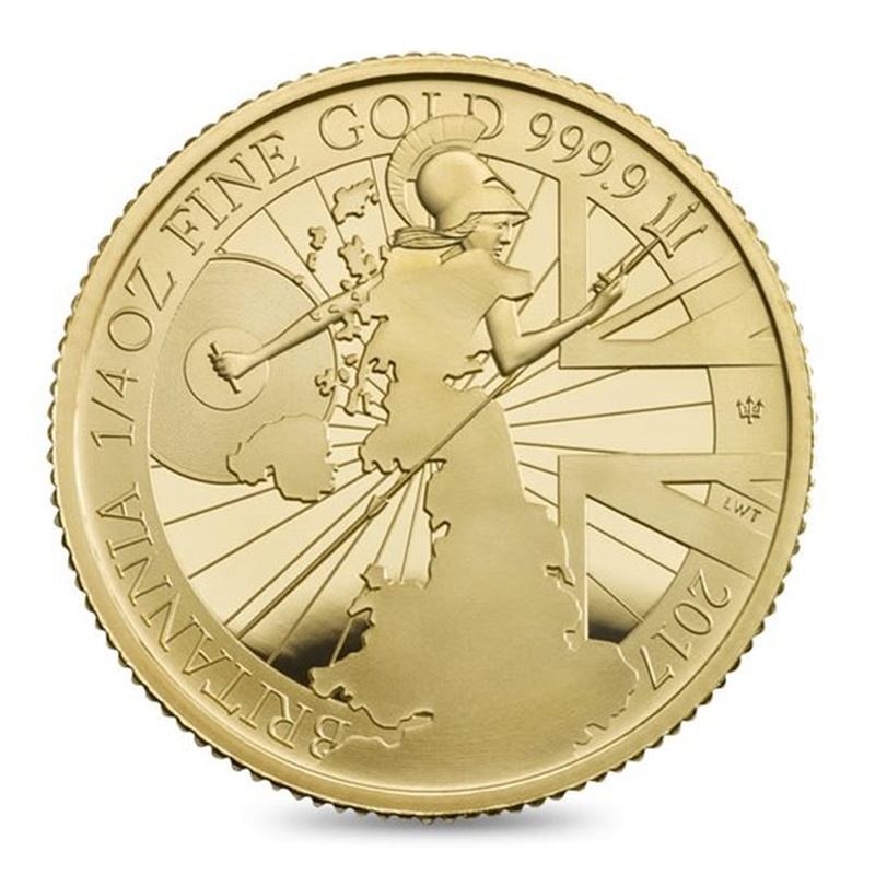 2017 Proof 1/4oz Gold Britannia Coin