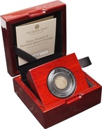 Queen Elizabeth II Memorial Quarter-Sovereign 2022 Gold Proof Coin Boxed
