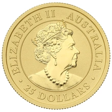 2020 1/4oz Australian Kangaroo Gold Nugget Coin