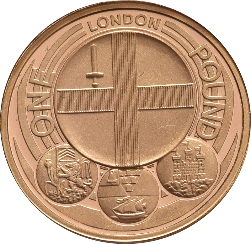 2010 Proof Gold £1 Pound Coin London