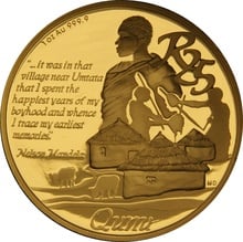 2013 Protea 1oz Proof Gold Coin Nelson Mandela Boxed