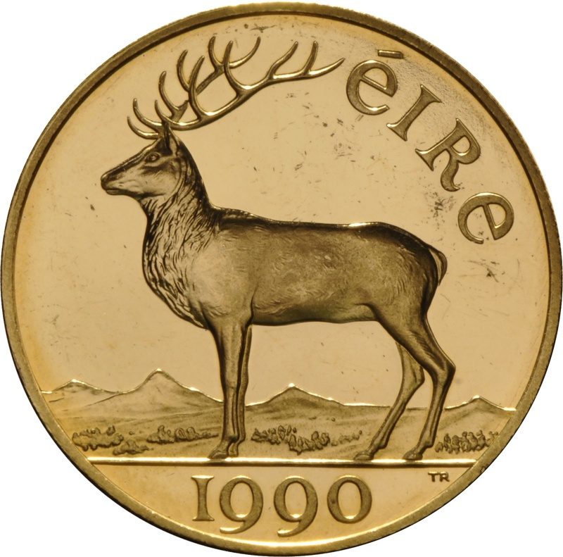 Ireland 1990 50 ECU coin Gold Coin