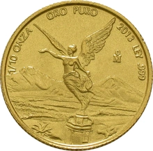 Mexican Libertad Gold Coin 1/10oz