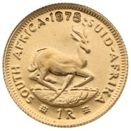 1978 R1 Gold Coin 1 Rand South Africa