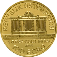 2009 Austrian Gold Philharmonic Coin 1oz