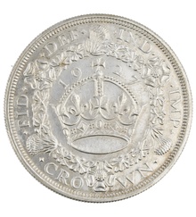 1927 Proof Silver Crown Coin George V Christmas Crown Uncirculated
