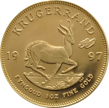 1997 Proof Krugerrand Gold Coin 1oz 30th anniversary