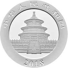 2018 30g Chinese Panda Silver Coin
